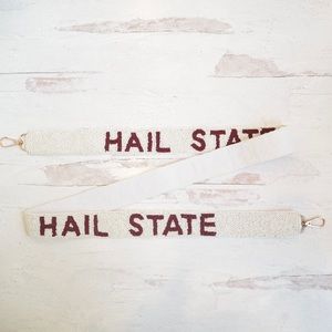 Collegiate Hail State Game Day Mississippi State Beaded Purse Strap